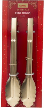Mini-Tongs-Gold-2-Pack on sale