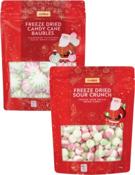 Coles-Christmas-Freeze-Dried-Sour-Crunch-or-Candy-Cane-Baubles-85g-114g on sale