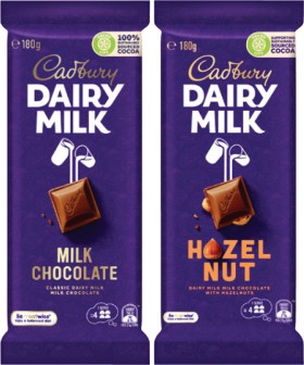 Cadbury-Dairy-Milk-Block-Chocolate-150g-190g on sale