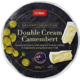 Coles+Double+Cream+Camembert+200g
