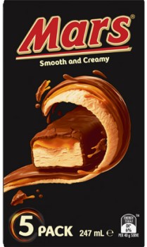 Mars+Smooth+%26amp%3B+Creamy+Frozen+Dessert+Bars+5+Pack+247mL