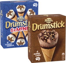 Peters-Drumstick-Cones-4-Pack-6-Pack-475mL-490mL on sale