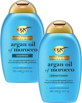 Ogx-Extra-Strength-Shampoo-or-Conditioner-385mL on sale