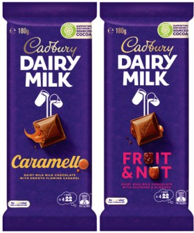 Cadbury+Chocolate+Block+150-190g+Selected+Varieties
