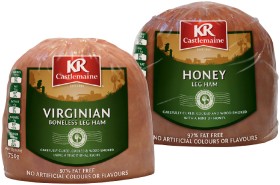 KR+Castlemaine+Honey+Leg+Ham+or+Virginian+Boneless+Leg+Ham+750g