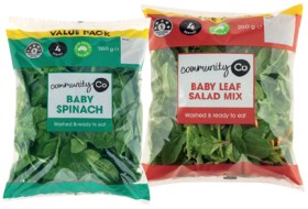 Community-Co-Baby-Spinach-Big-Bag-or-Baby-Leaf-Salad-Mix-260g on sale