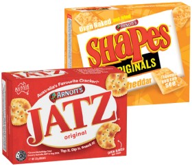 Arnotts-Shapes-130190g-Jatz-170225g-or-Clix-250g-Selected-Varieties on sale