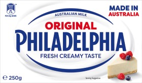 Philadelphia+Cream+Cheese+Block+or+Spreadable+Tub+250g+Selected+Varieties