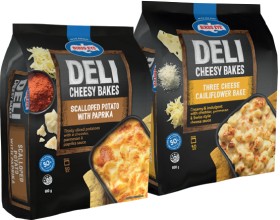 Birds-Eye-Deli-Cheesy-Bakes-600g-Selected-Varieties on sale