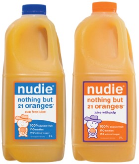 Nudie+Orange+Juice+2+Litre+Selected+Varieties