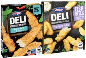 Birds-Eye-Deli-Fish-Fillets-250g-Salt-Pepper-Prawn-Cutlets-225g-or-SteamFresh-Fish-Fillets-380g-Selected-Varieties on sale