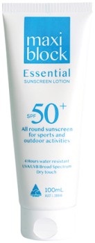 Maxi+Block+SPF50%2B+Sunscreen+Lotion+100mL+Selected+Varieties%2A