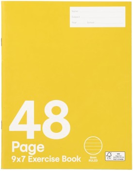 9in-x-7in-Exercise-Book-48-Pages on sale