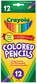 Crayola-12-Pack-Coloured-Pencils on sale