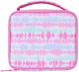 10-Piece-Pink-Tie-Dye-Lunch-Set on sale