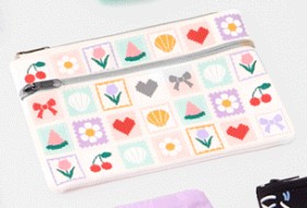 BTS-Pencil-Case-Twin-Zip-Pixel on sale