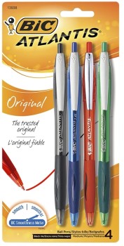 4-Pack-BIC-Atlantis-Ball-Pens on sale