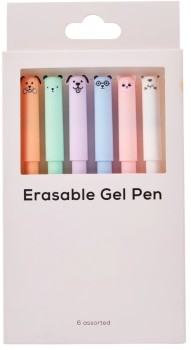 6+Pack+Erasable+Gel+Pens