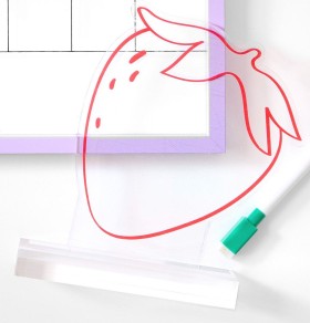 Acrylic-Memo-Board-Strawberry on sale