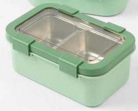 Stainless+Steel+Lunch+Box+Large