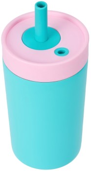 400ml-Double-Wall-Sipper-Tumbler-Aqua on sale