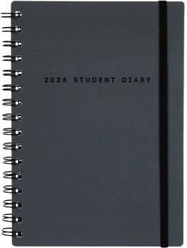 2026-A5-Student-Diary-Black on sale