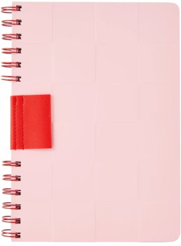 A5+Notebook+Split+Deboss+-+Pink