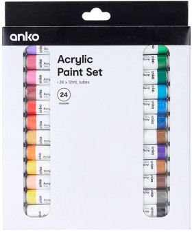 24-Pack-12ml-Tube-Acrylic-Paint-Set on sale