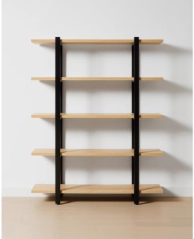 Wharf-5-Tier-Bookshelf on sale