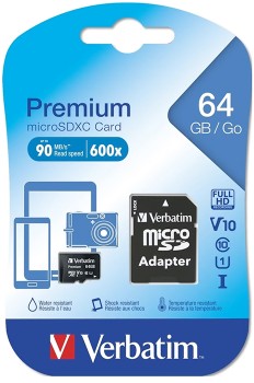 Verbatim-Premium-microSDXC-Card-64GB on sale