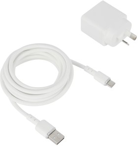 Wall-USB-Charger-with-USB-A-to-USB-C-White on sale
