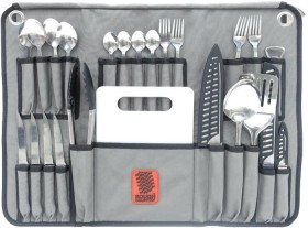 Rough-Country-Canvas-Cutlery-Roll-24-Piece-Stainless-Steel on sale