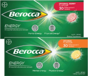 Berocca-Energy-Original-Berry-or-Orange-Flavour-30-Effervescent-Tablets on sale