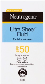Neutrogena-Ultra-Sheer-Fluid-Facial-Sunscreen-SPF50-40mL on sale