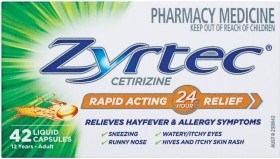 Zyrtec+Rapid+Acting+24+Hour+Relief+42+Liquid+Capsules