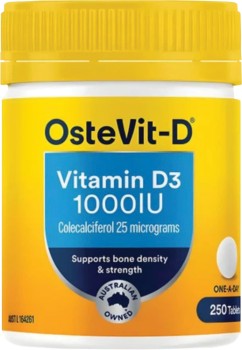 OsteVit-D+Vitamin+D3+1000IU+250+Tablets
