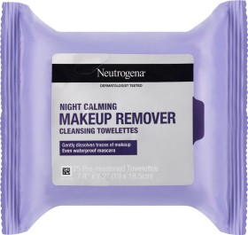 Neutrogena-Night-Calming-Make-Up-Remover-Cleansing-Towelettes-25-Pack on sale