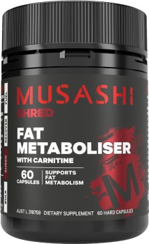 Musashi-Fat-Metaboliser-With-Carnitine-60-Capsules on sale