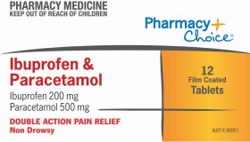 Pharmacy-Choice-Ibuprofen-Paracetamol-12-Tablets on sale