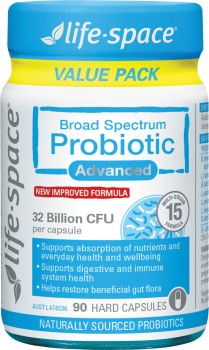 Life-Space-Broad-Spectrum-Probiotic-Advanced-90-Capsules on sale
