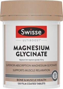 Swisse-Ultiboost-Magnesium-Glycinate-120-Tablets on sale