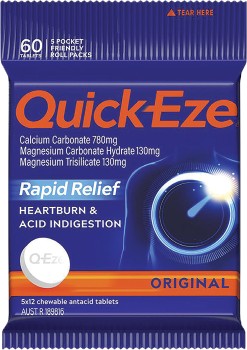 Quick-Eze-Chewable-Antacid-Tablets-5-x-12-Pack on sale