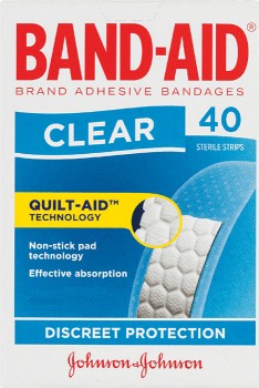 Band-Aid-Clear-Strips-40-Pack on sale