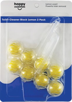Happy-Essentials-Toilet-Cleaner-Block-Lemon-2-Pack on sale