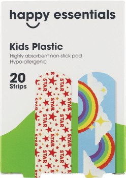 Happy-Essentials-Kids-Plastic-Strips-20-Pack on sale
