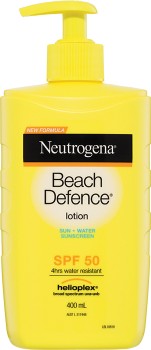 Neutrogena-Beach-Defence-Lotion-Sunscreen-SPF50-400mL on sale