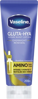 Vaseline-Gluta-Hya-Serum-Overnight-Renewal-Burst-Lotion-200mL on sale