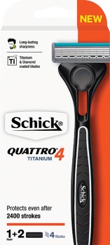 Schick+Quattro+Titanium+Razor