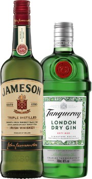 Jameson-Irish-Whiskey-or-Tanqueray-Gin-700mL on sale