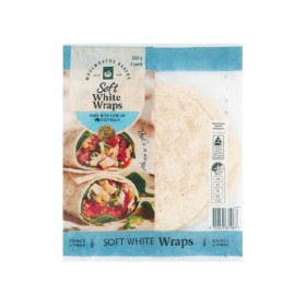 Woolworths-White-or-Wholegrain-Wraps-360g-Pk-8 on sale
